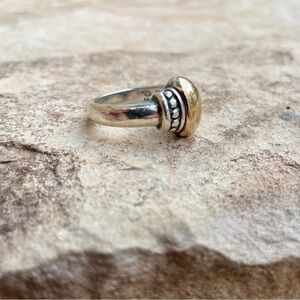 James Avery Retired Gold and Silver Ring